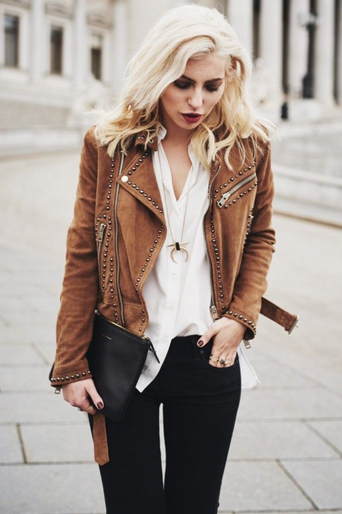 Brown Leather Jackets for Women Are Not Only Warm but Also Fashionable.
