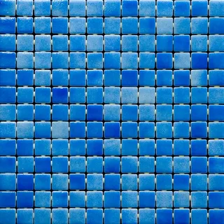 How to tile your pool with blue tiles