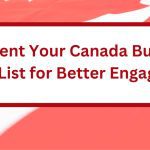 Segment Your Canada Business Email List for Better Engagement
